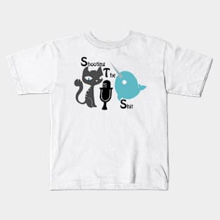 shooting the shit logo Kids T-Shirt